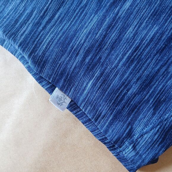 Lady Hagen V-Neck T-Shirt Womens Medium Blue Collared Golf Tennis Sport Tee - Picture 7 of 9